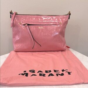 🔥NEW Isabel Marant Glossy Pink Shoulder Bag🔥